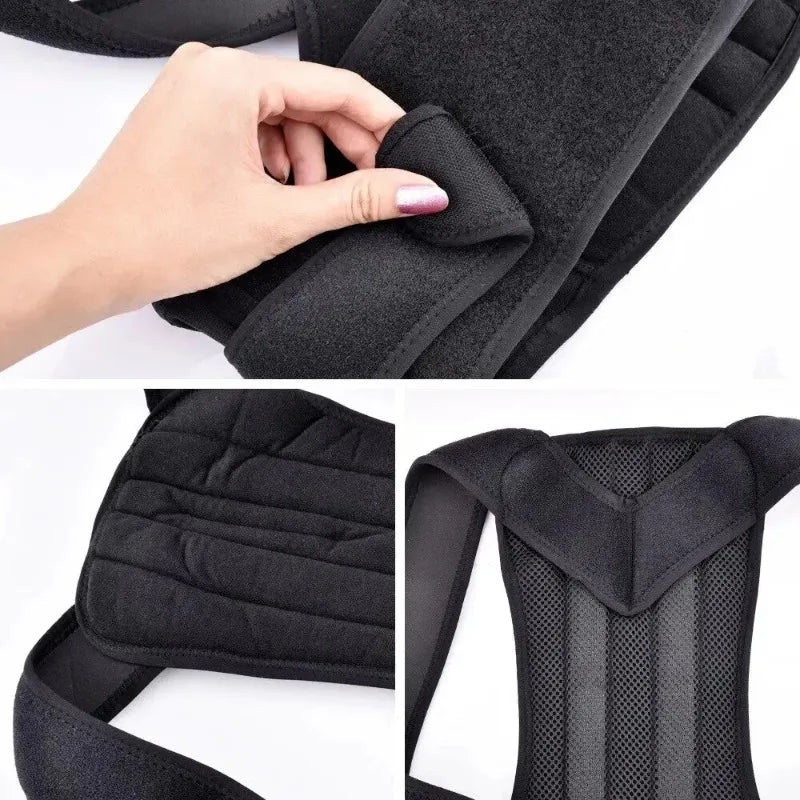 "Adjustable Back & Shoulder Posture Corrector Belt"