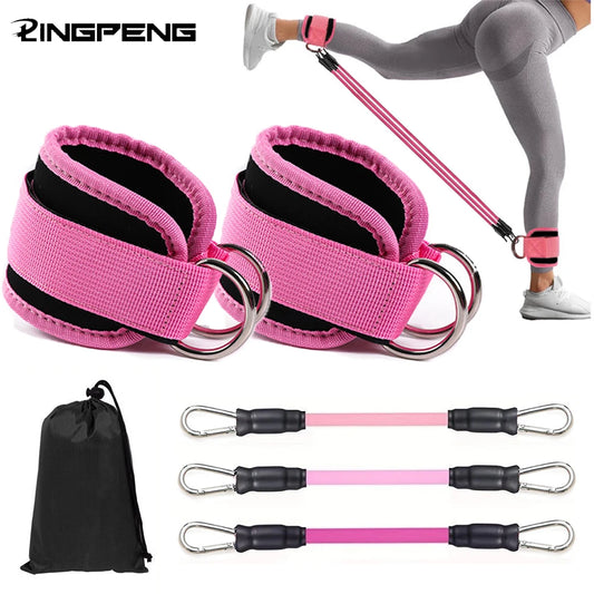 "Ankle Straps Exercise Bands for Home & Gym"