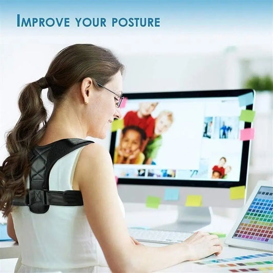 "Adjustable Back & Shoulder Posture Corrector Belt"