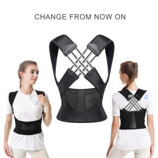 "Adjustable Back & Shoulder Posture Corrector Belt"